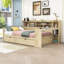 Lit de jour en bois avec tablettes de rangement et bureau d'étude-1741005774-1741005775