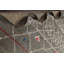 Tapis gris en laine noué à la main de conception unique 7 pi 10 po x 10 pi 6 po