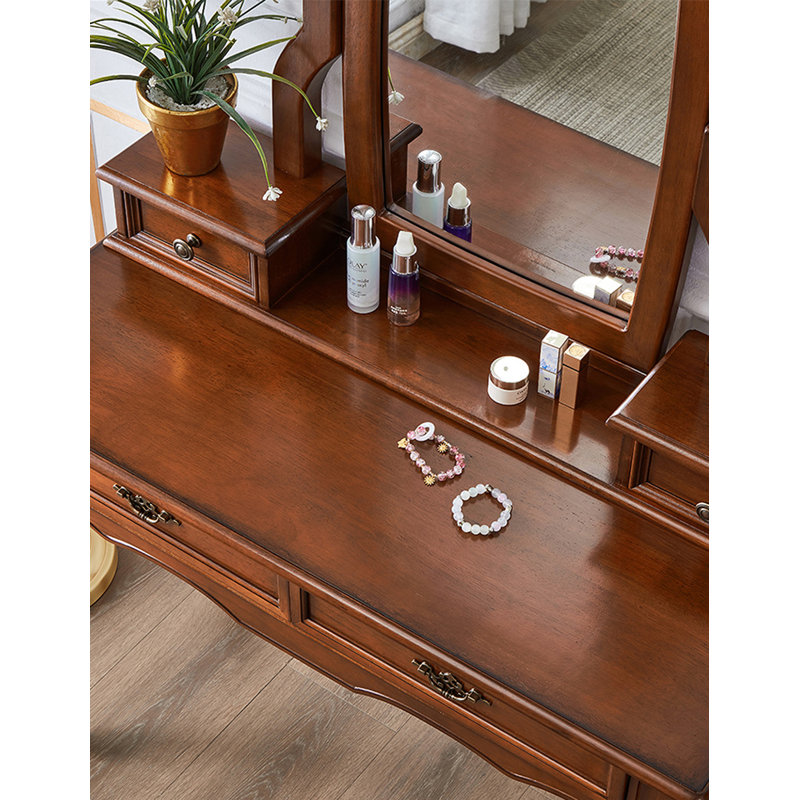 Commode de style américain, table de maquillage pour petit appartement
