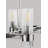10 - Light Steel Dimmable Linear Chandelier-49640902