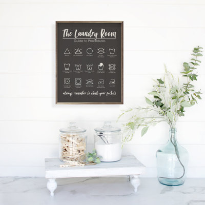 Laundry Room Procedures Black