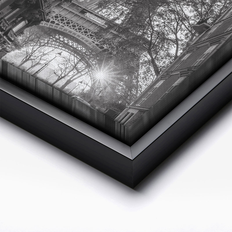 Tour Eiffel No2, Black Framed, Canvas, 08"H x 10"W