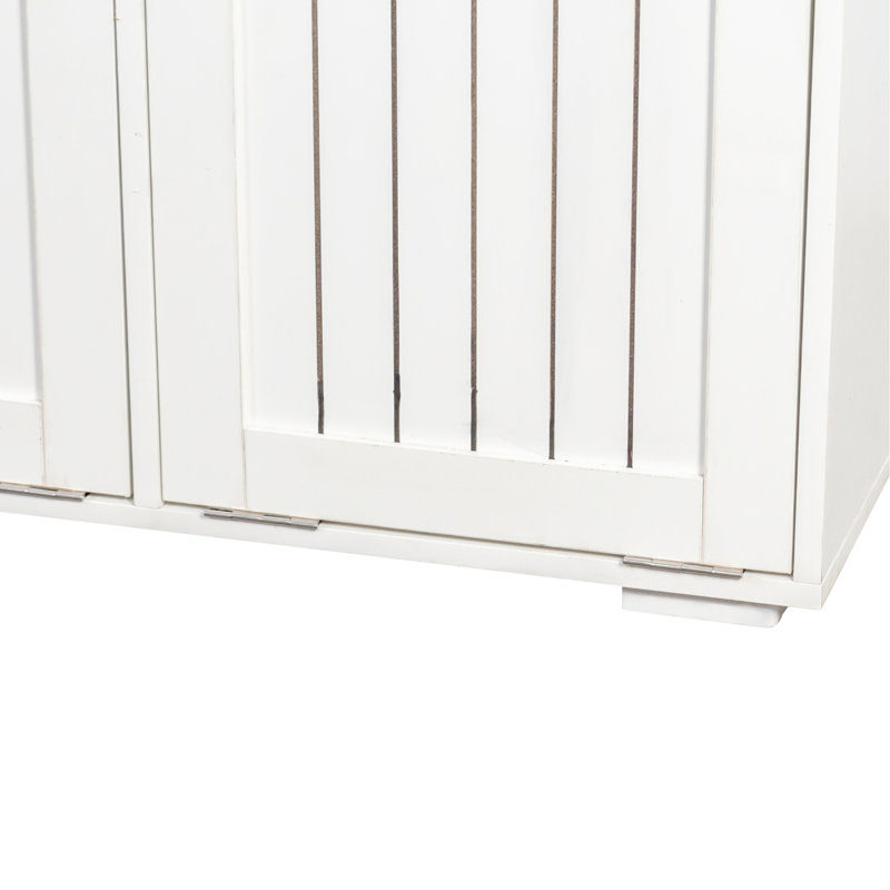 Armoire à linge avec 2 paniers à linge amovibles et 2 tiroirs
