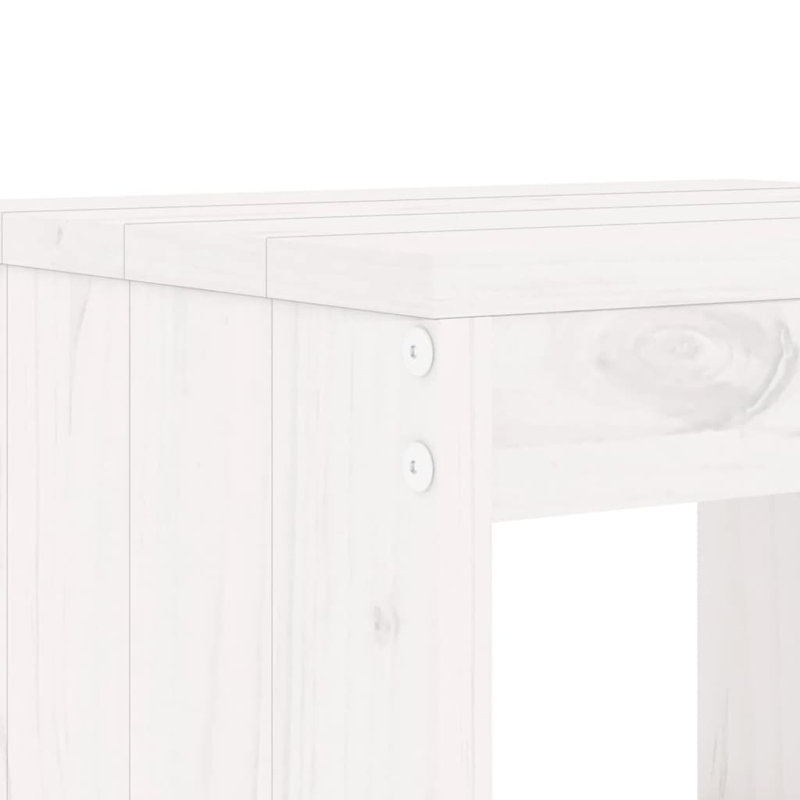 Addyline 12 - Person Wood Patio Dining Set with Rectangular Table, White
