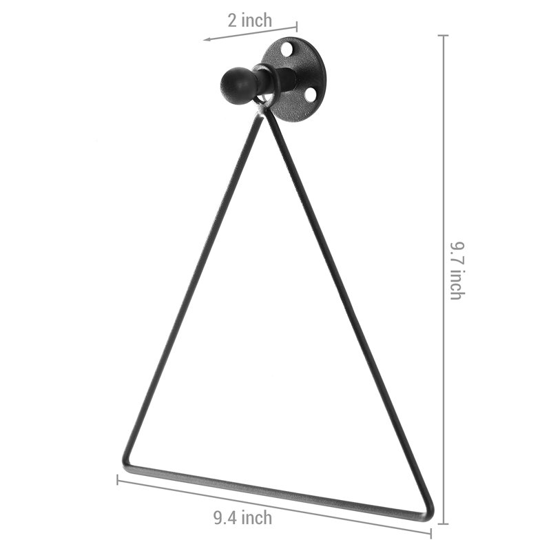 Wall Mounted Triangular Hand Towel Ring