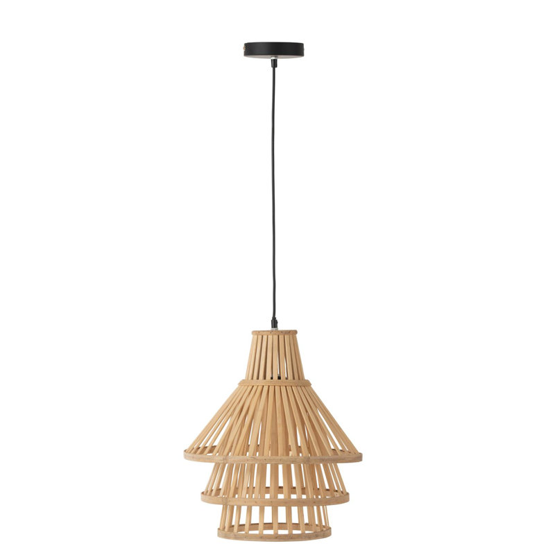 1 - Light Novelty Pendant, 162cm H x 32.50cm W x 32.50cm D, Brown