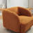 37Inch Upholstered Arm Chair With Wood Legs-1677107502