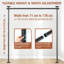 Satin Adjustable Curtain Pole Set-795294110