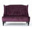 Loveseat with Gigh-Back Backrest, Sofa with Turned Legs-2068391516