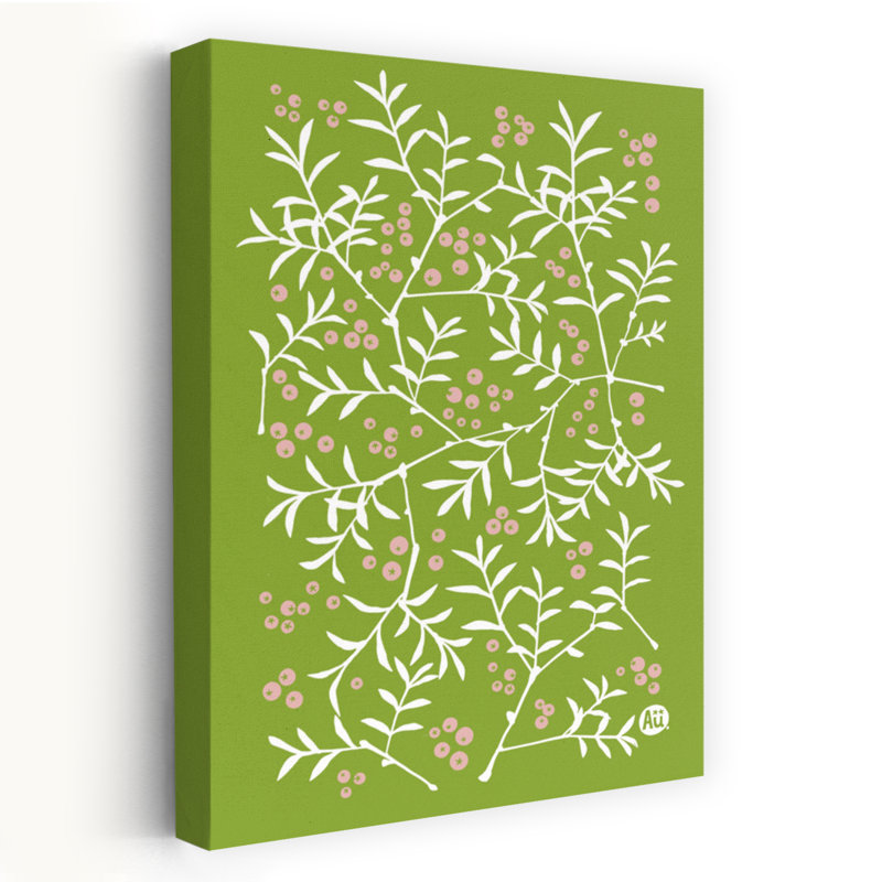 Contemporary Art Abstract Contemporary Forest Landscape Wall Art by Aia Ueno - Wrapped Canvas Print, 152.4 cm H x 101.6 cm W