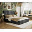 Emiljan Velvet Upholstered Bed-82260864-82260865
