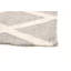 Tapis crème/gris en laine handwoven à tissage plat Rollins