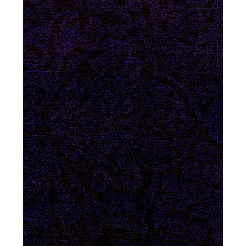 Overdyed One-of-a-Kind 9' 3" X 12' 6" Hand Knotted Area Rug