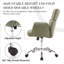 Chaise de travail pivotante en similicuir Caylin-1664664499