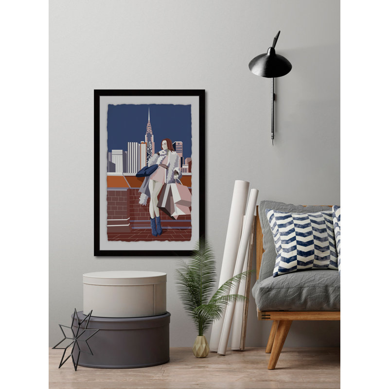 Empire Fashion II - Single Picture Frame Print, 61cm H x 41cm W 