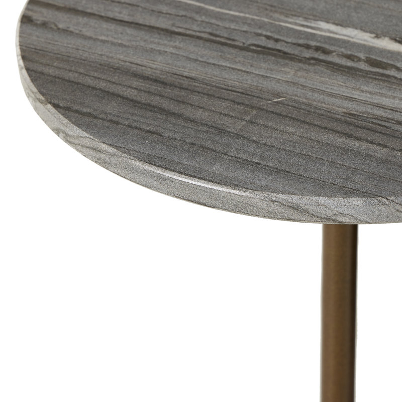Marble Top End Table