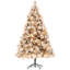 Arbre de Noël articulé artificiel pré-éclairé avec lumières claires et base en métal-1319987413