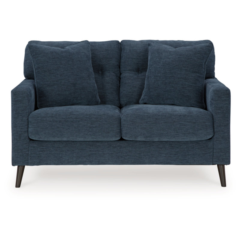 Upholstered 57'' Loveseat, Blue