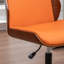 Chaise de bureau rembourrée en similicuir Bryonie-340057850