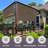 Outdoor Semi Sheer Roll-Up Shade-703880537-703880540