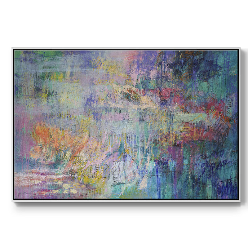 Vespers, reproduction d'art sur toile, H 17 po x l 25 po x P 2 po, Cadre blanc