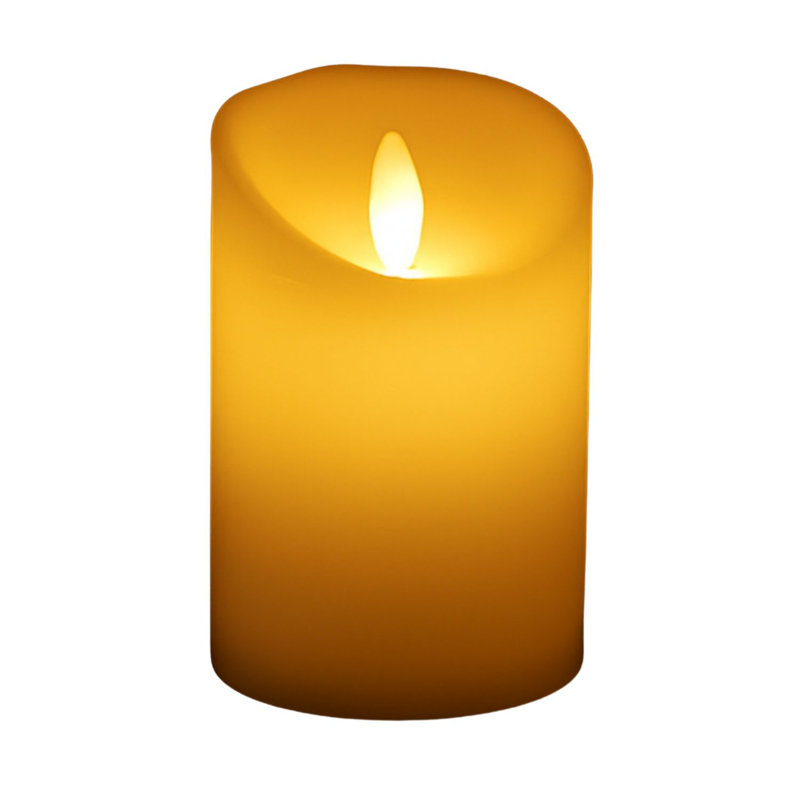  Petit ensemble de 12 petites bougies chauffe-plat à DEL sans flamme - 2,75 pouces de lumière chaude, Jaune