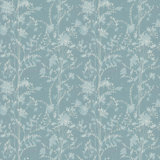 Laura Ashley Fennelton Pale Newport Blue Removable Wallpaper