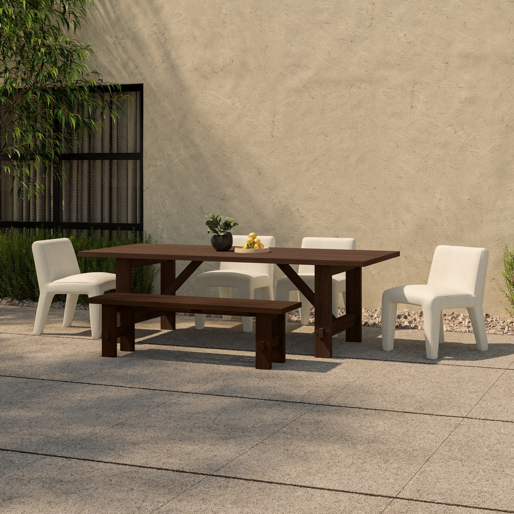 64'' Teak Outdoor Bench