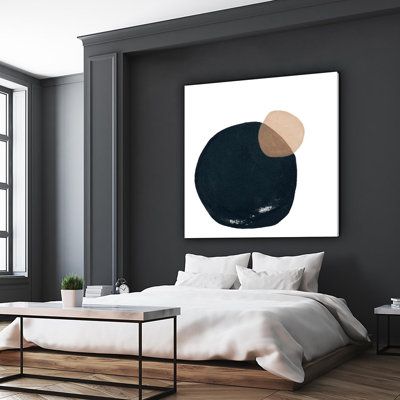 «Circular Abstraction», reproduction d'art sur toile géante 72 po x 72 po