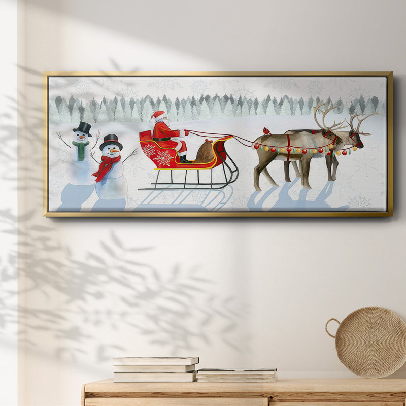 Santa's Snowmen Collection D-, toile encadrée