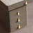 70.87" Gray Rectangular Manufactured Wood with 6 drawers desk-109948369