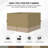 Aoodor Replacement 4-Panel Gazebo Sidewall Curtains-121327731-97531251