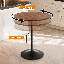 Table de bar ronde de 91 cm (36 po), table de bistrot/pub réglable en hauteur, table de cocktail moderne avec pied central-404812755-357776985