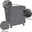 Housse robuste pour chariot de refroidisseur de patio