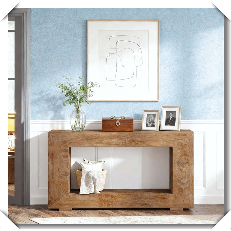 Console moderne en bois robuste et durable, Bois