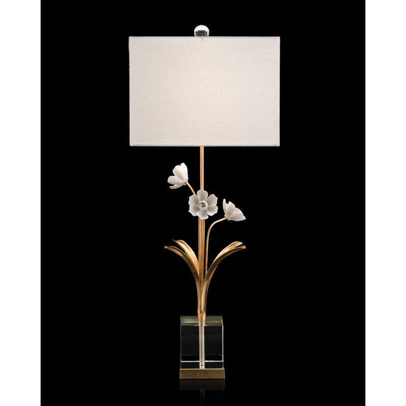 Lampe de table Spring / Spring 35,5 "blanc / or Spring
