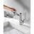 Rotatable Bathroom Faucet With Temperature Display In Fahrenheit (Batteries-Free), 3 Water Modes, Brushed Nickel, BF2204-0