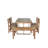 High-Quality Acacia Wood Outdoor Table And Chair Set, Suitable For Patio, Balcony, Backyard-232903465