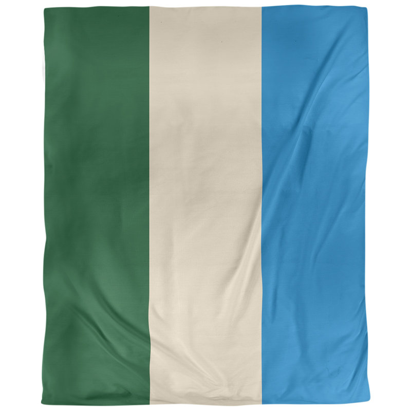 Tissu de basket-ball denver, Vert foncé / crème / bleu