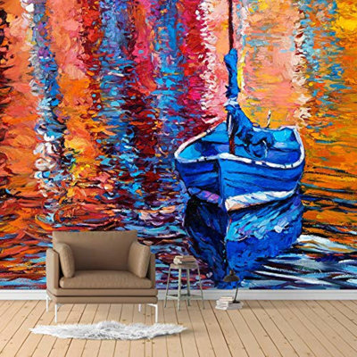 Magnifique voilier sur la mer, murale