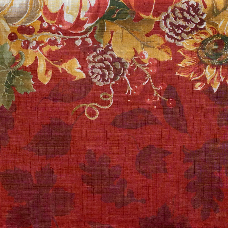 Alberta Floral Thanksgiving Tablecloth, 70" L x 52" W