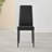 Edward Statement Pedestal Dining Table Set with 6 Luxury Faux Leather Upholstered Dining Chairs-1059651225-1059651217