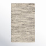 Handmade Jute White/Black Area Rug