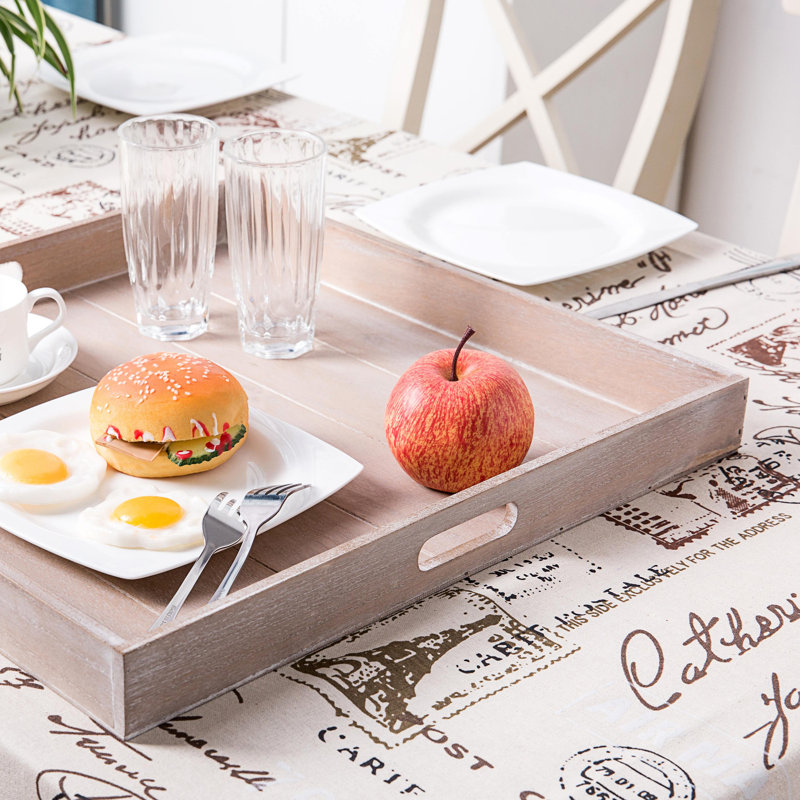 Kenner Solid Wood Tray, Brown