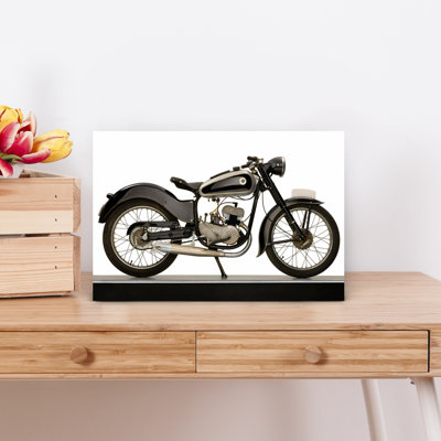 1955 Ossa 125Cc Palillos Motorcycle Classic Abstract Landscape Nature Wall Art