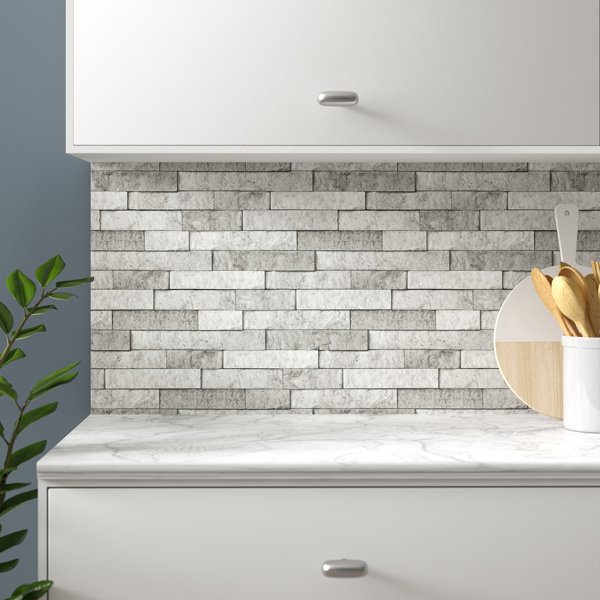 How to Install Backsplash Using Adhesive Tile Mat Backing • Marcia