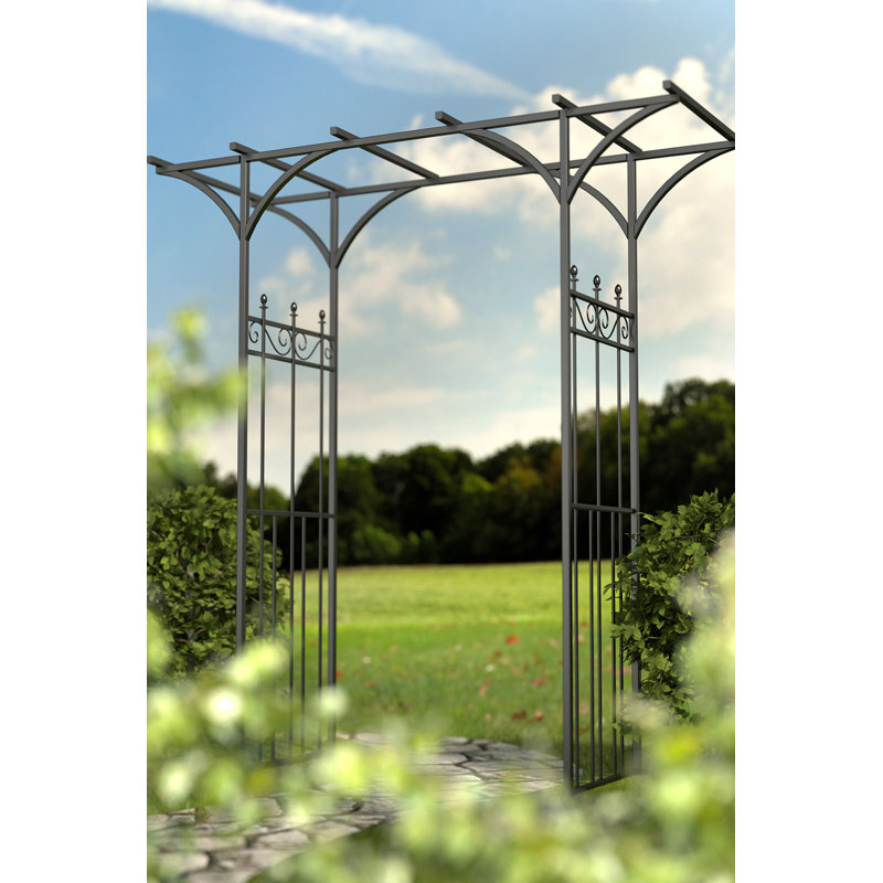 Pilottown 66cm D Steel Arbour in Black