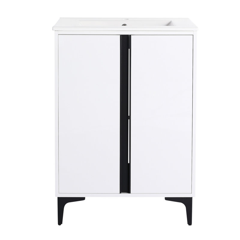 Base de meuble-lavabo simple 24 po seulement