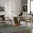 Modern Luxury White Rectangular Dining Table-533004821