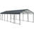12 x 32 Ft Heavy Duty Carport with Galvanized Steel Roof & Frame
